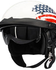 ILM Open Face Motorcycle Half Helmet Model P118