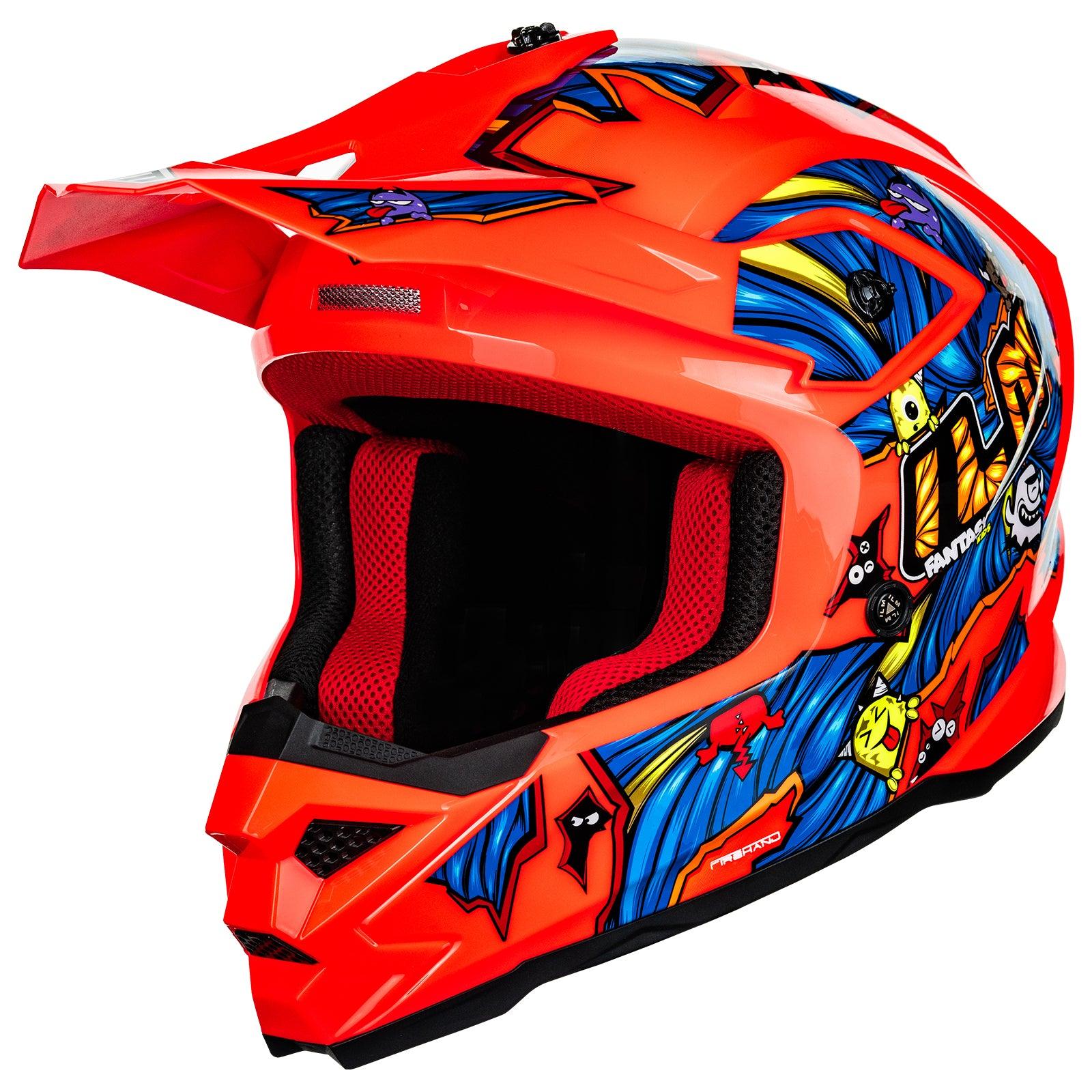ILM Youth ATV Helmet Kids Dirt Bike Helmet Model Z705 Hip-hop / Large ILM Youth ATV Helmet Kids Dirt Bike Helmet Model Z705 Hip-hop / Large
