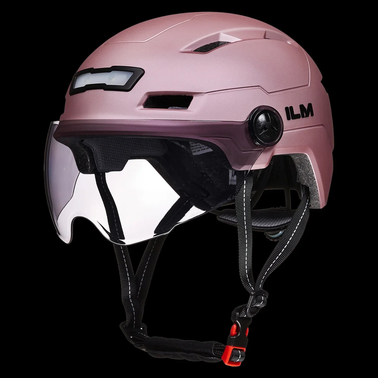 ILM Bike Helmet with USB Rechargeable LED Front and Back Light Model E3-10L