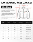 ILM Motorcycle Riding Jacket with CE Armor and Detachable Waterproof Thermal Liner Dual Sport Model JF2