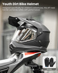 ILM Youth Dirt Bike Helmets ATV Motocross BMX Off Road Motorbike Model WS906