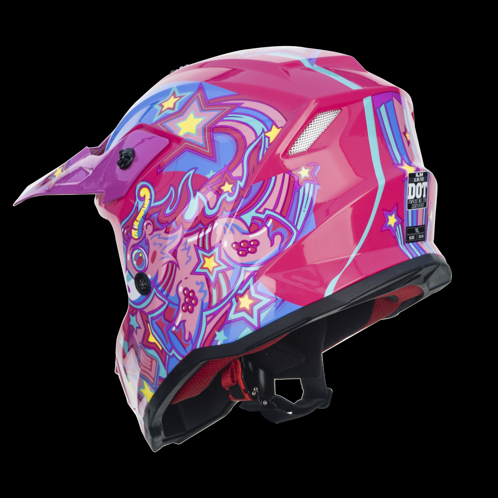 ILM Youth ATV Helmet Kids Dirt Bike Helmet Model Z705