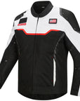 ILM Motorcycle Mesh Jacket with CE Armor and Detachable Waterproof Liner Model JRC2