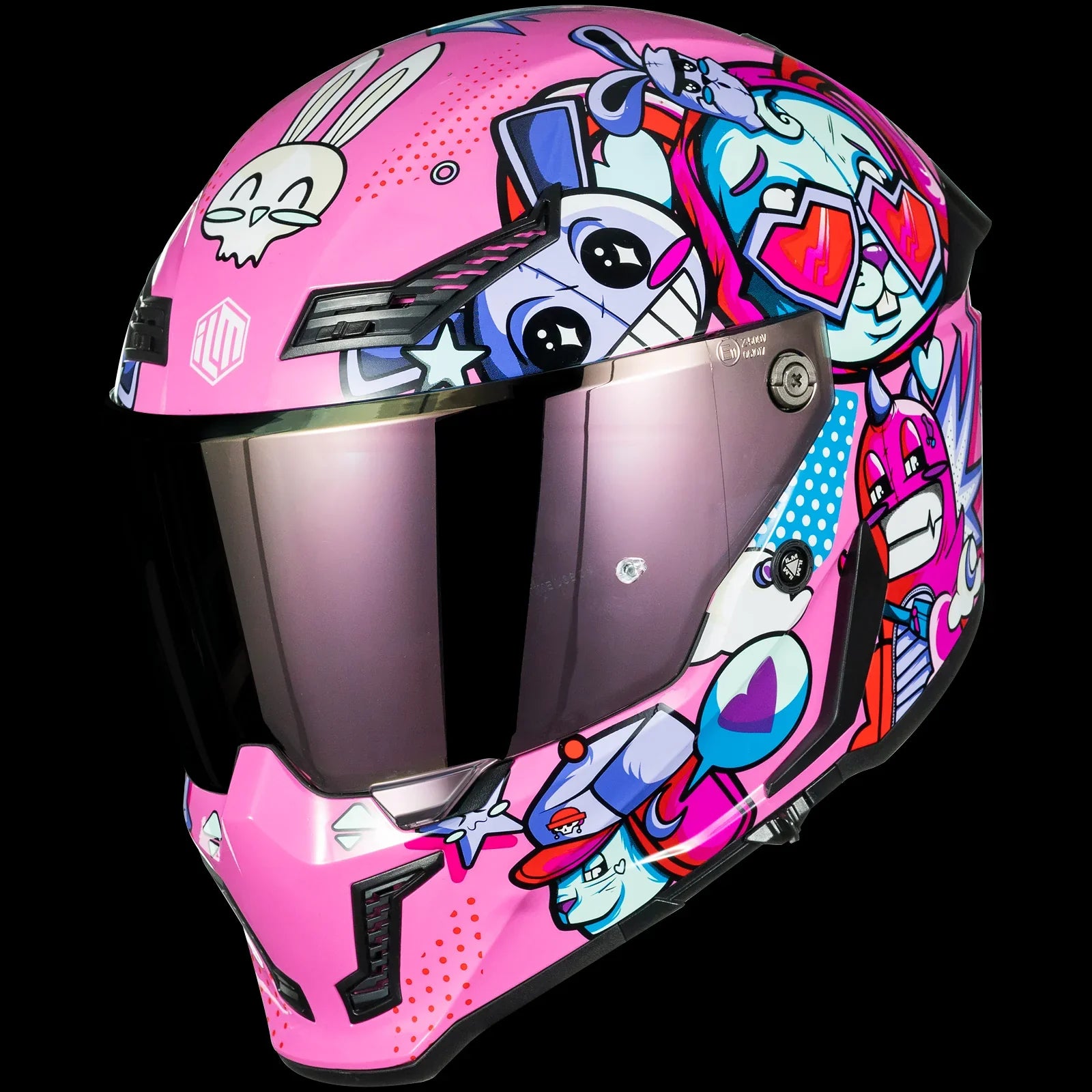 ece relating motorcycle helmets ILM Motorcycle Full Face Helmets DOT ECE Powersports Dual Visor Street Racing with Pinlock Cascos para Motos Model MF509 Pro