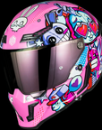 ILM Motorcycle Full Face Helmets DOT ECE Powersports Dual Visor Street Racing with Pinlock Cascos para Motos Model MF509 Pro