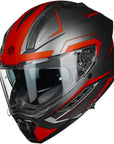 ILM Motorcycle Full Face Helmets DOT ECE with Dual Visor Pinlock Insert Street Racing Helmet Model MF568