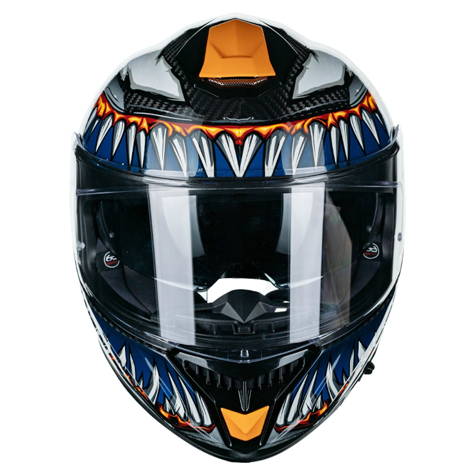 ILM Full Face Motorcycle Carbon Fiber Helmet Model 861C