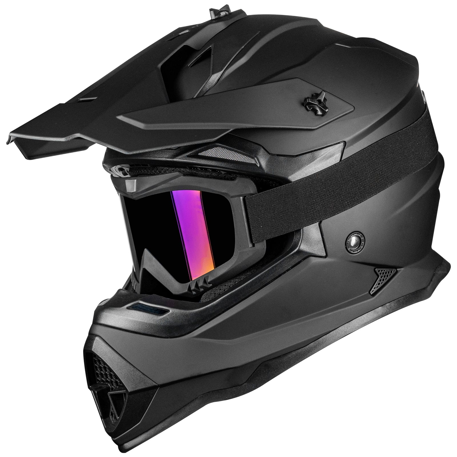ILM Adult Dirt Bike Helmets Motocross ATV Off Road Helmet with Goggles Gloves Mask DOT Model WS901