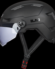 ILM Bike Helmet with USB Rechargeable LED Front and Back Light Model E3-10L