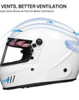 ILM Snell SA2020 Full Face Auto Car Racing Helmets Model 760