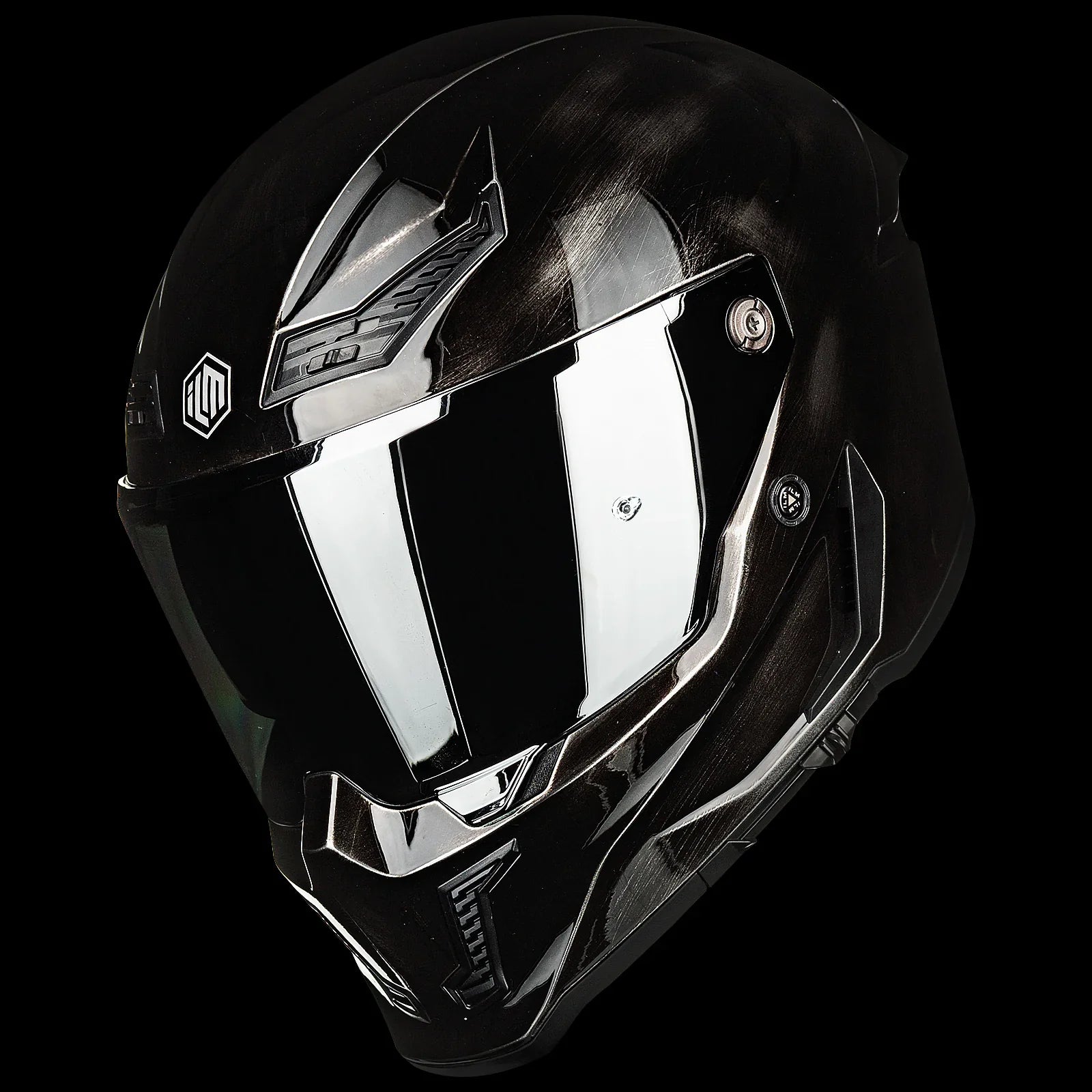 agv ax-8 ds carbon fury helmet weight ILM Motorcycle Full Face Helmets DOT ECE Powersports Dual Visor Street Racing with Pinlock Cascos para Motos Model MF509 Pro War Damaged Gray / XX-