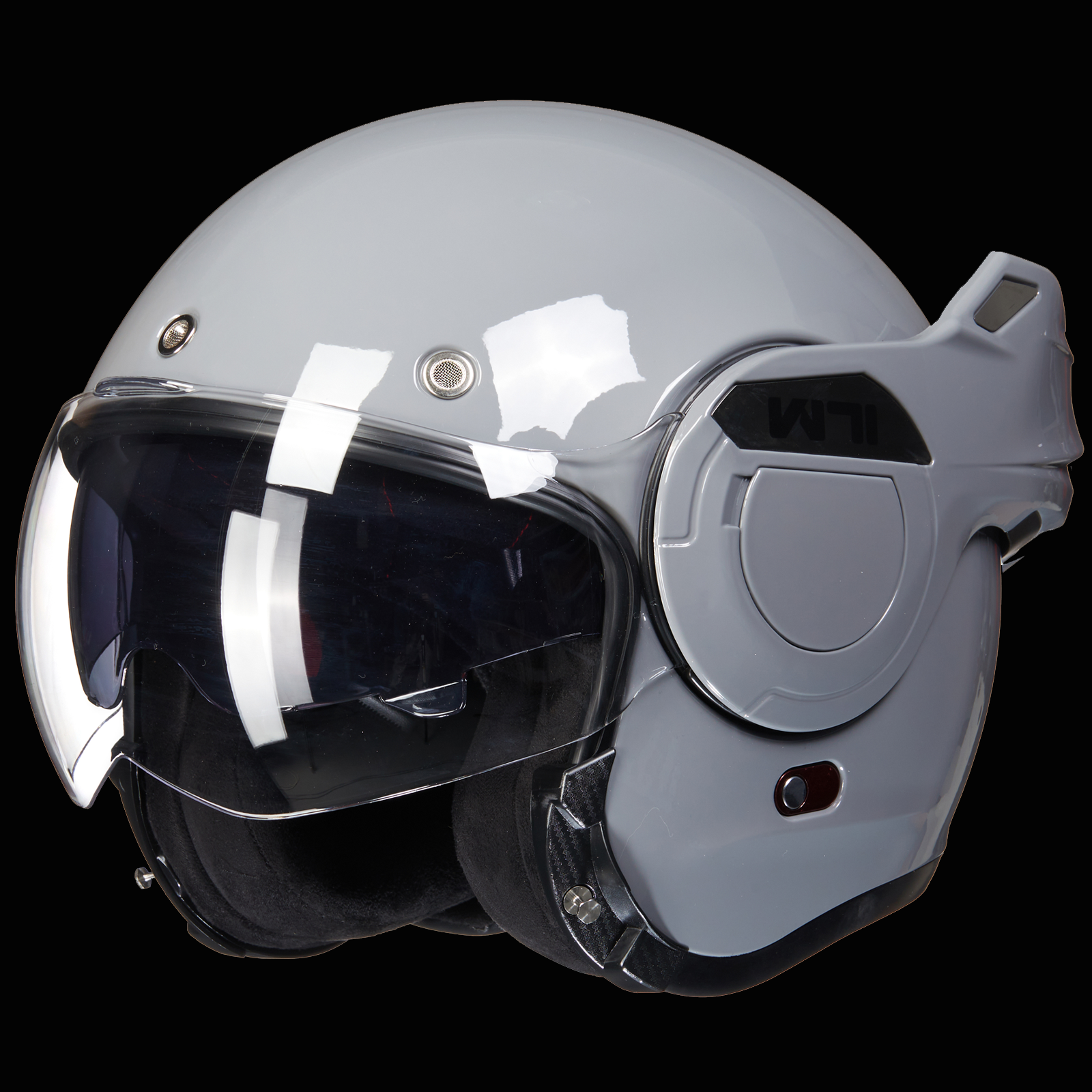 ILM Vintage Full Face Modular Motorcycle Helmet Model B707