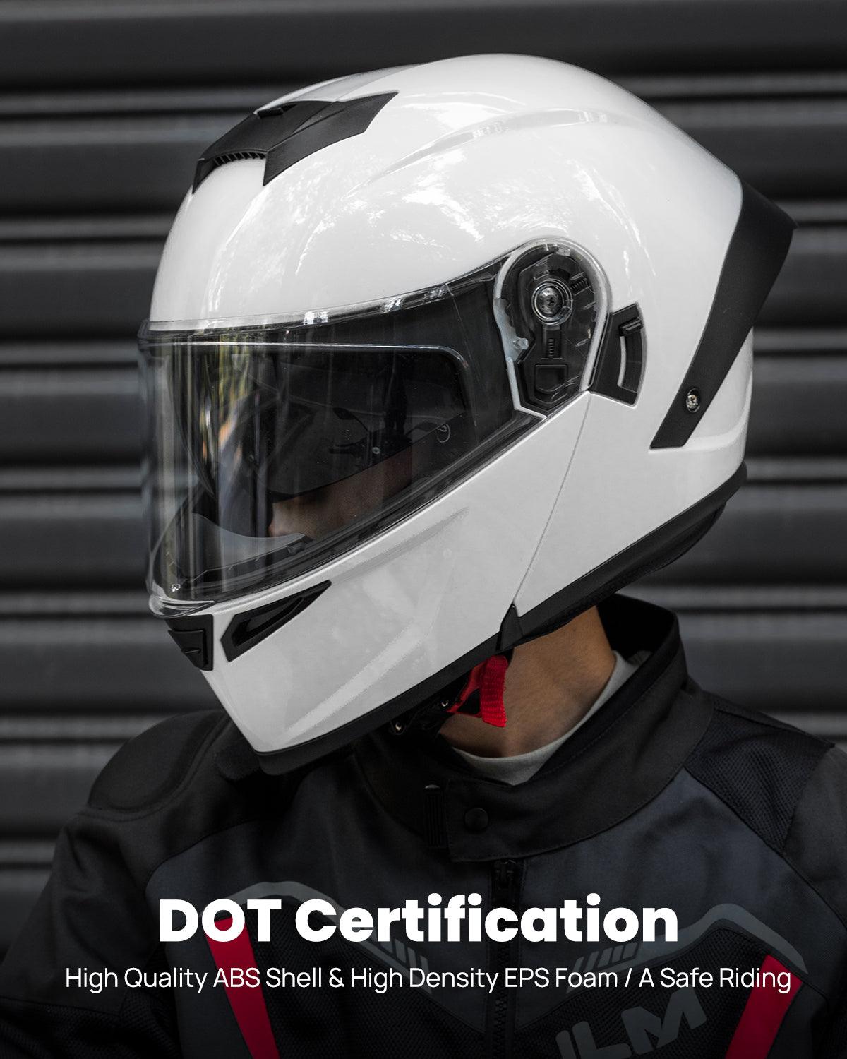 full face futuristic full face cool motorcycle helmets ILM Motorcycle Helmets Modular Full Face Moped Helmet Model WS202