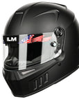 ILM Snell SA2020 Approved Auto Racing Lightweight Fiberglass Full Face Helmets Model 890
