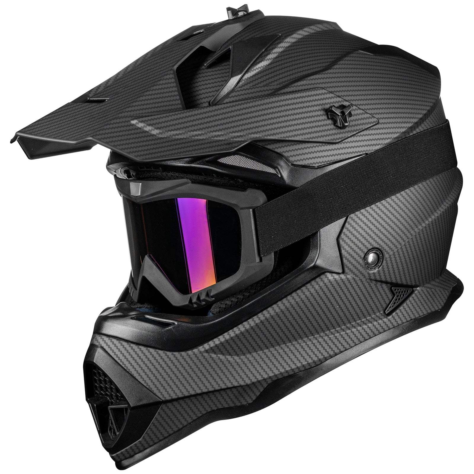 ILM Adult Dirt Bike Helmets Motocross ATV Off Road Helmet with Goggles Gloves Mask DOT Model WS901