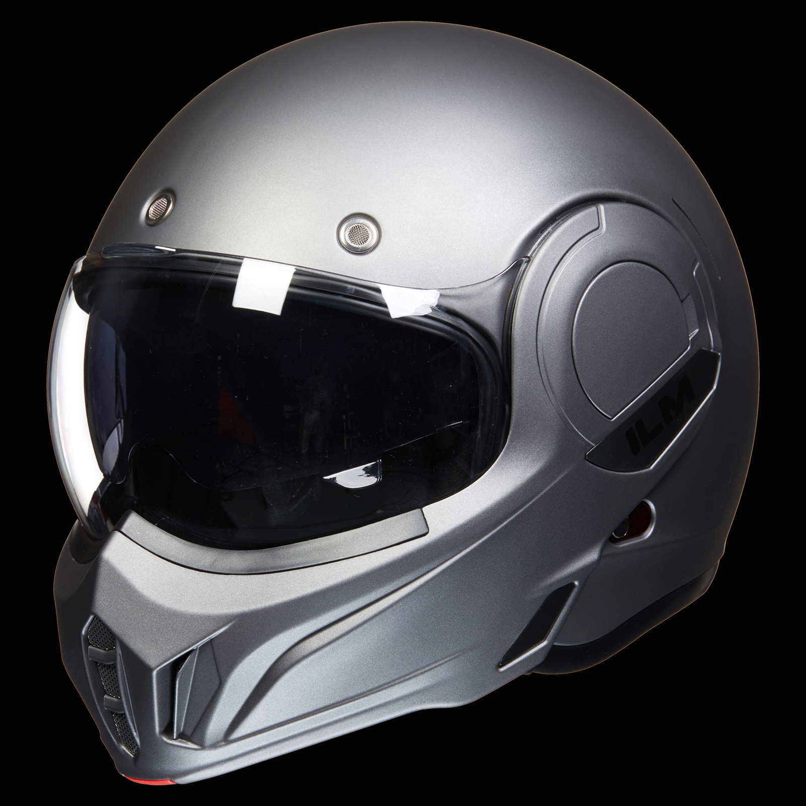 ILM Vintage Full Face Modular Motorcycle Helmet Model B707