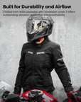 ILM Women Motorcycle Jacket with Armor CE Lightweight Moto Jacket Model JM4