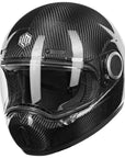 ILM Carbon Fiber Lightweight Motorcycle Helmet Full Face Retro Helmet Model F611