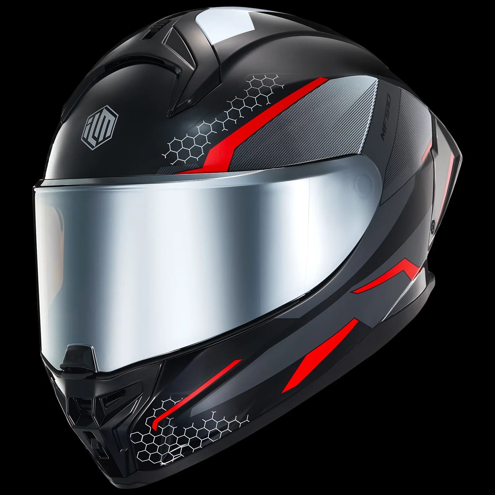 full face motorcycle helmets on sale TRIANGLE Helmet DOT Approved for Men Women Street Bike Youre Sure to Get That Proportionate Fit ILM Full Face Motorcycle Helmets