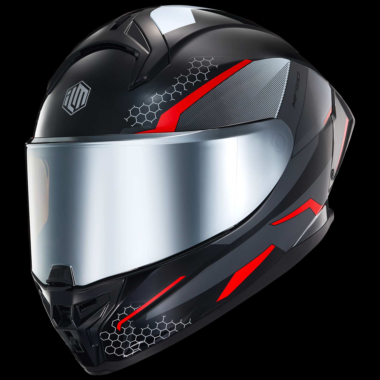 ILM Full Face Motorcycle Helmets Powersports Street Racing Cascos para Motos Model MF510