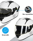 ILM Touch Built-in Bluetooth Integrated Full Face Motorcycle Helmet Model X9