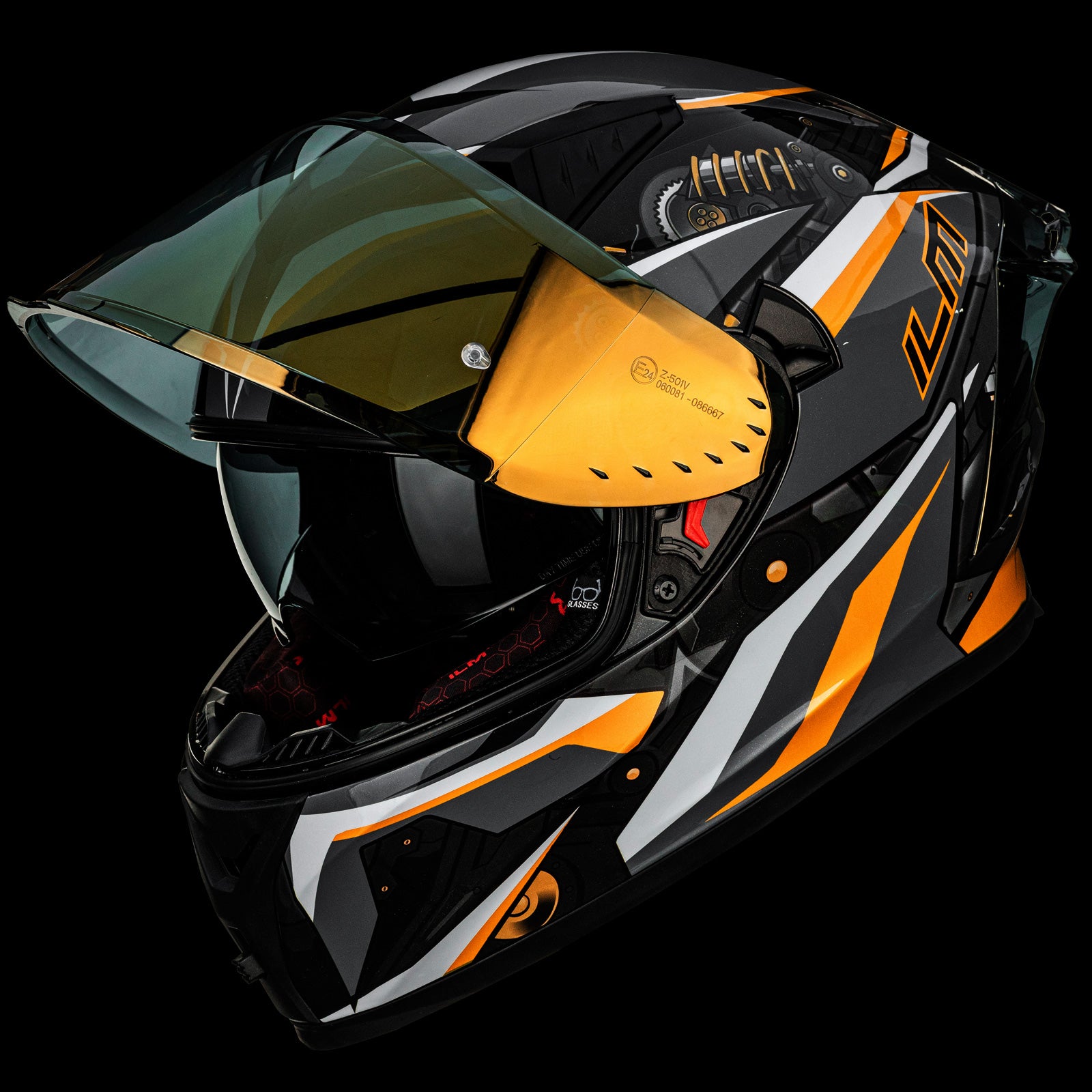 ILM Full Face Motorcycle Helmet Model Z501