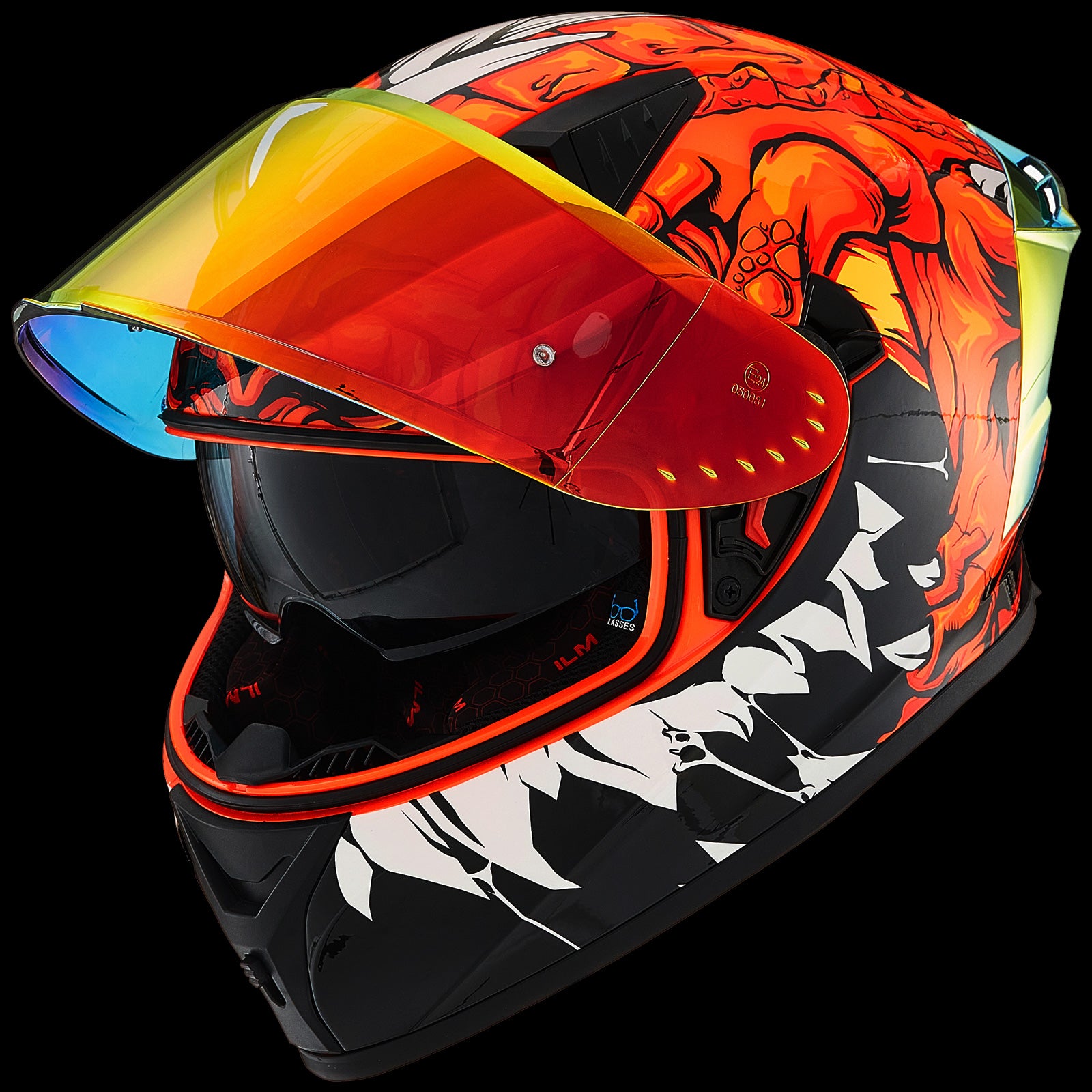 ILM Full Face Motorcycle Helmet Model Z501