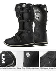 ILM Motorcycle Boots for Men Waterproof Motorcross Dirt Blike Riding Biker Boots Model MX3