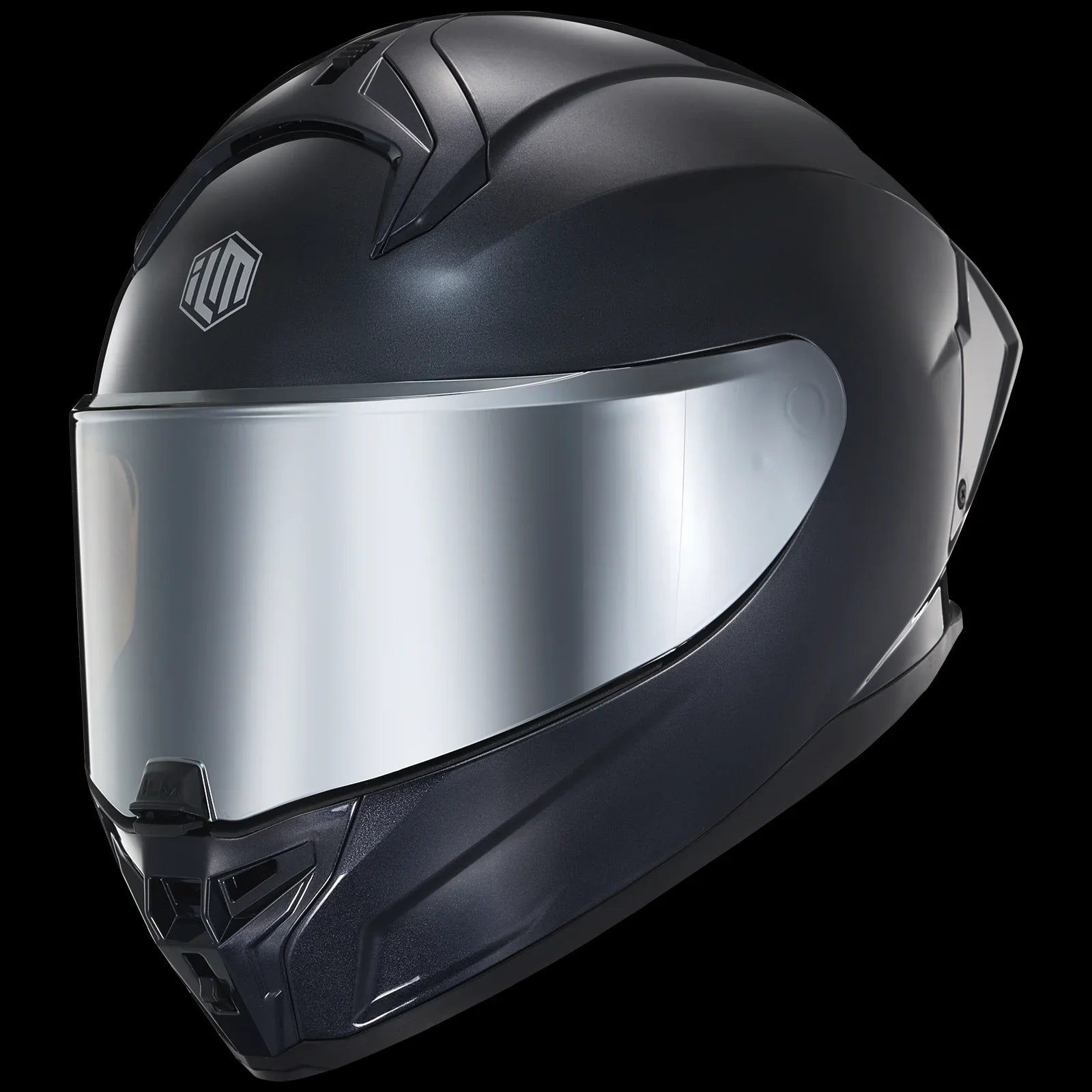 full face motorcycle helmets on sale Daytona Detour Helmet - Dual Visor - Dull Black Hand Washable Interior (Moisture Wicking Fabric) With Premium Interior Leather Accents ILM Full Face Motorcycle Helmets