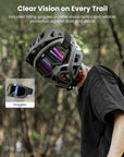ILM Full Face Mountain Bike Helmet ASTM CPSC Adult with Adjustable Visor for MTB BMX Model HT58