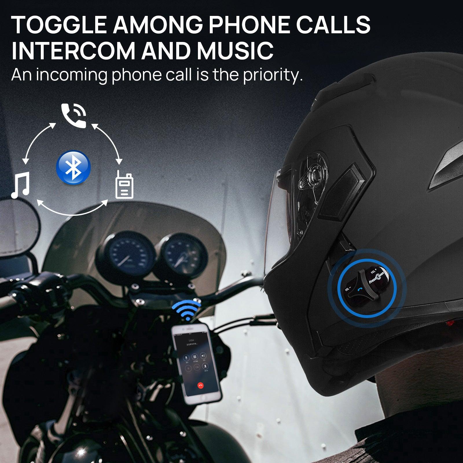 ILM Modular Flip up Full Face Bluetooth Motorcycle Helmet