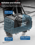 ILM Motorcycle Tail Bag 50-70L Travel Luggage Motorbike Rear Rack Trunk Shoulder Backpack with Rain Cover Model BL02
