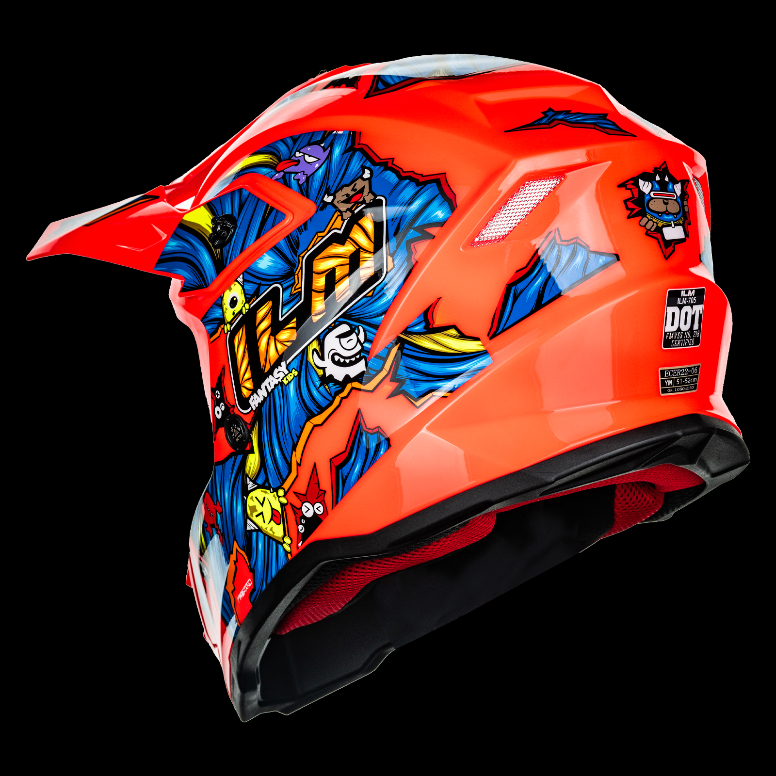 ILM Youth ATV Helmet Kids Dirt Bike Helmet Model Z705