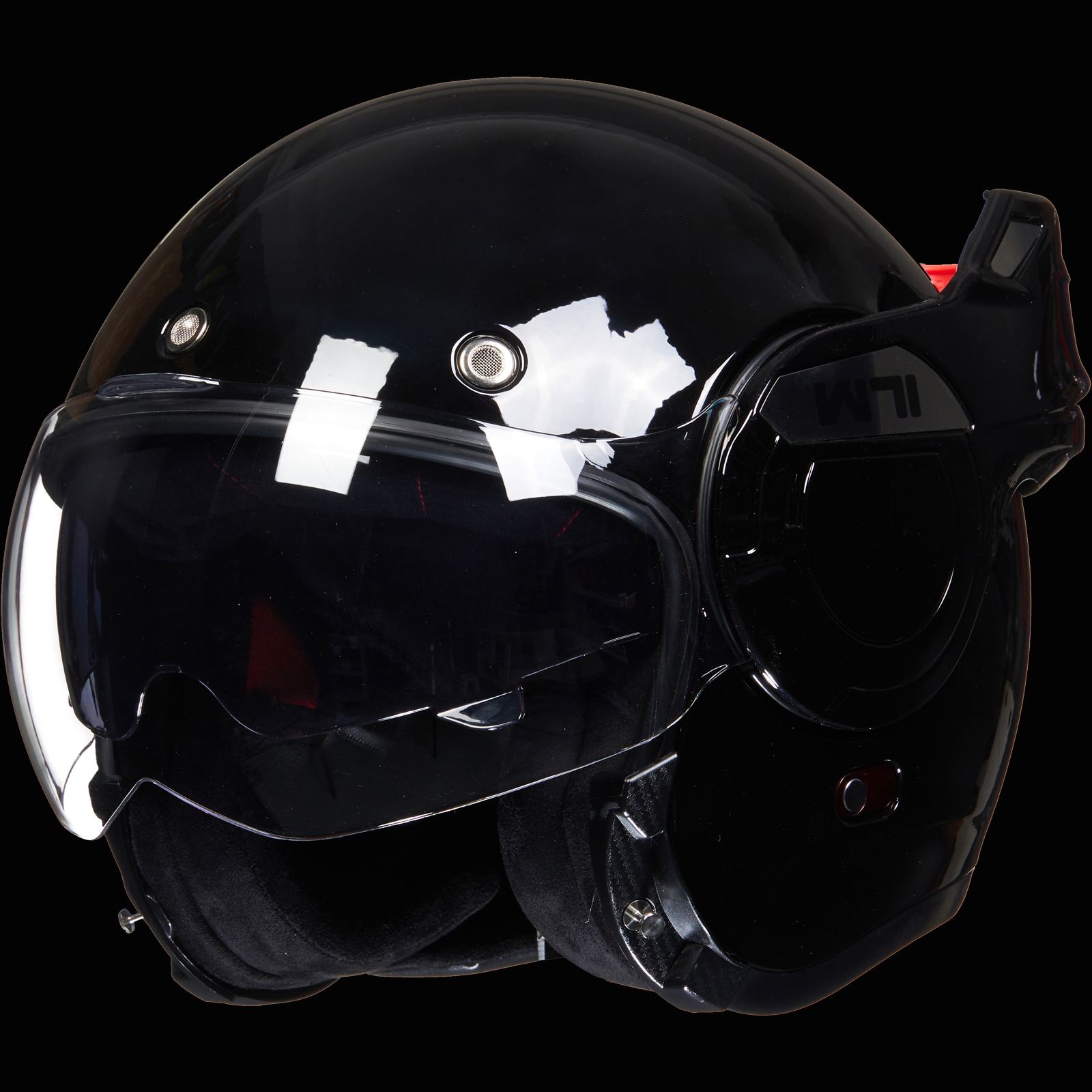 ILM Vintage Full Face Modular Motorcycle Helmet Model B707