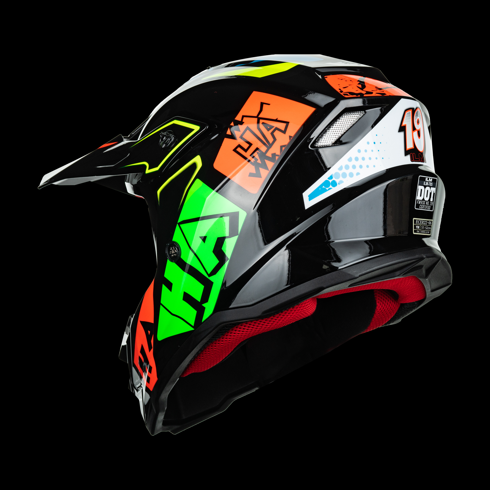 ILM Youth ATV Helmet Kids Dirt Bike Helmet Model Z705