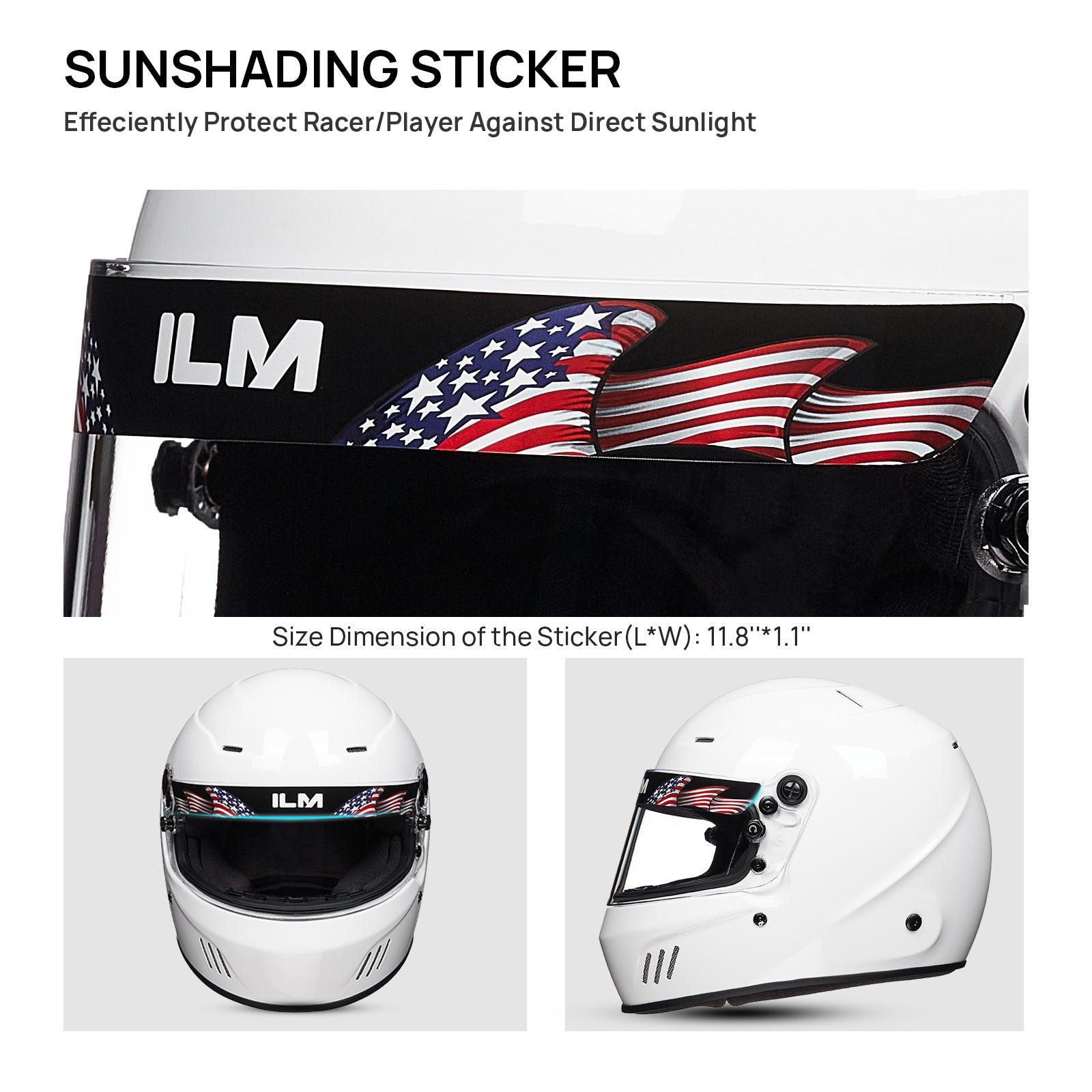 ILM Snell SA2020 Full Face Racing Helmets for Men Auto