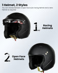 ILM Snell SA2020 Open Face Auto Racing Helmet Model R85