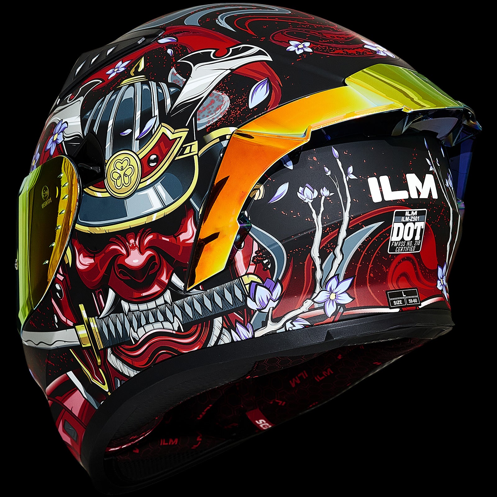 ILM Full Face Motorcycle Helmet Model Z501