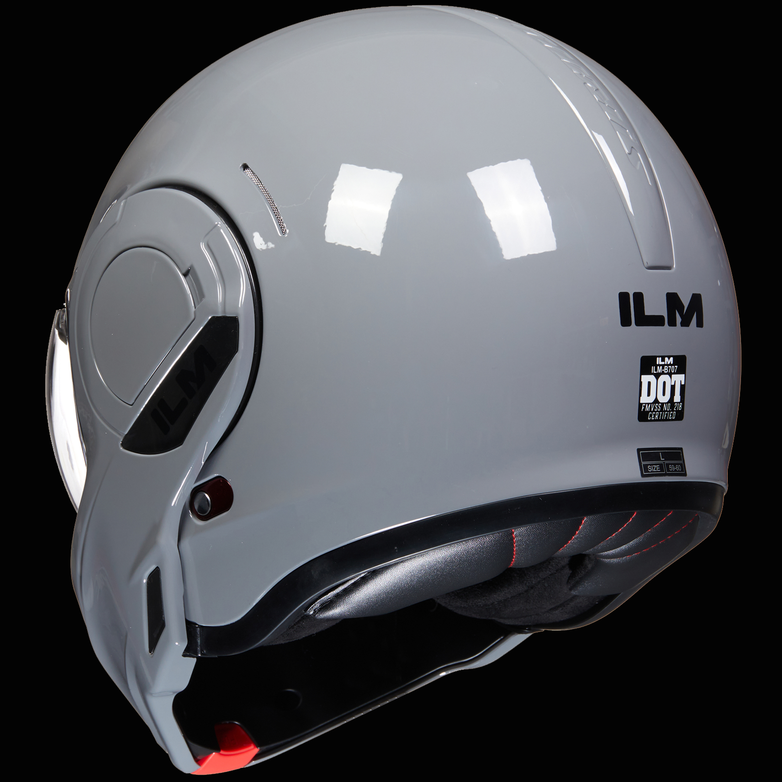 ILM Vintage Full Face Modular Motorcycle Helmet Model B707