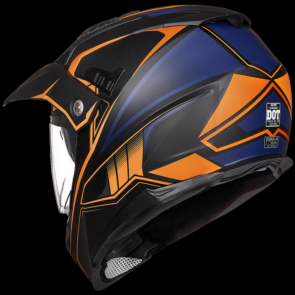 ILM Off Road Motorcycle Dual Sport Helmet Model 606V