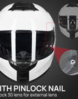 ILM Motorcycle Modular Full Face Helmet Model 159