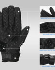 ILM Motorcycle Powersports Racing Gloves Model 10C