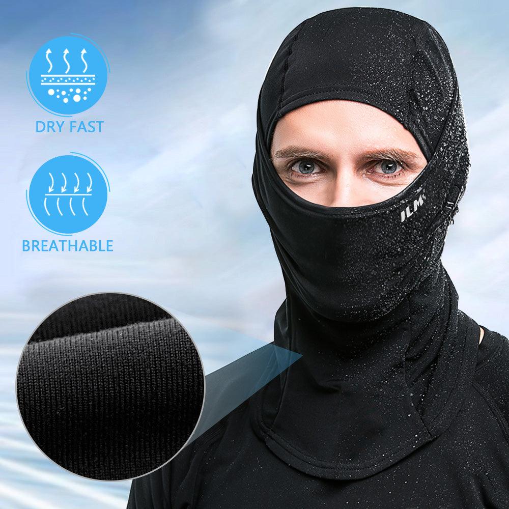 face mask under motorcycle helmet ILM Motorcycle Balaclava Face Mask Model FM01