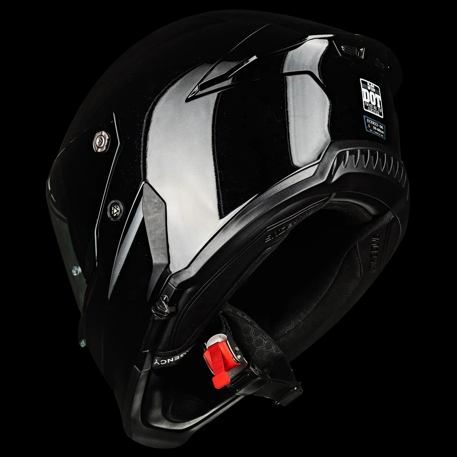 ILM Motorcycle Full Face Helmets DOT ECE Powersports Dual Visor Street
