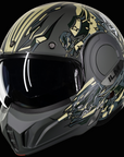ILM Vintage Full Face Modular Motorcycle Helmet Model B707