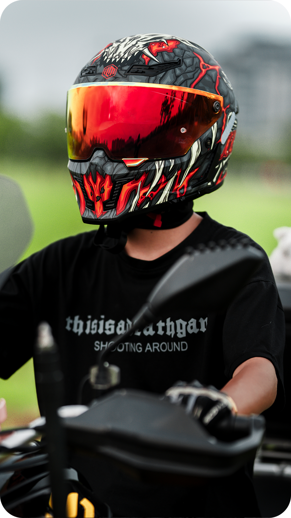 ILM Full Face Motorcycle Helmets Racing Helmet Model MF509