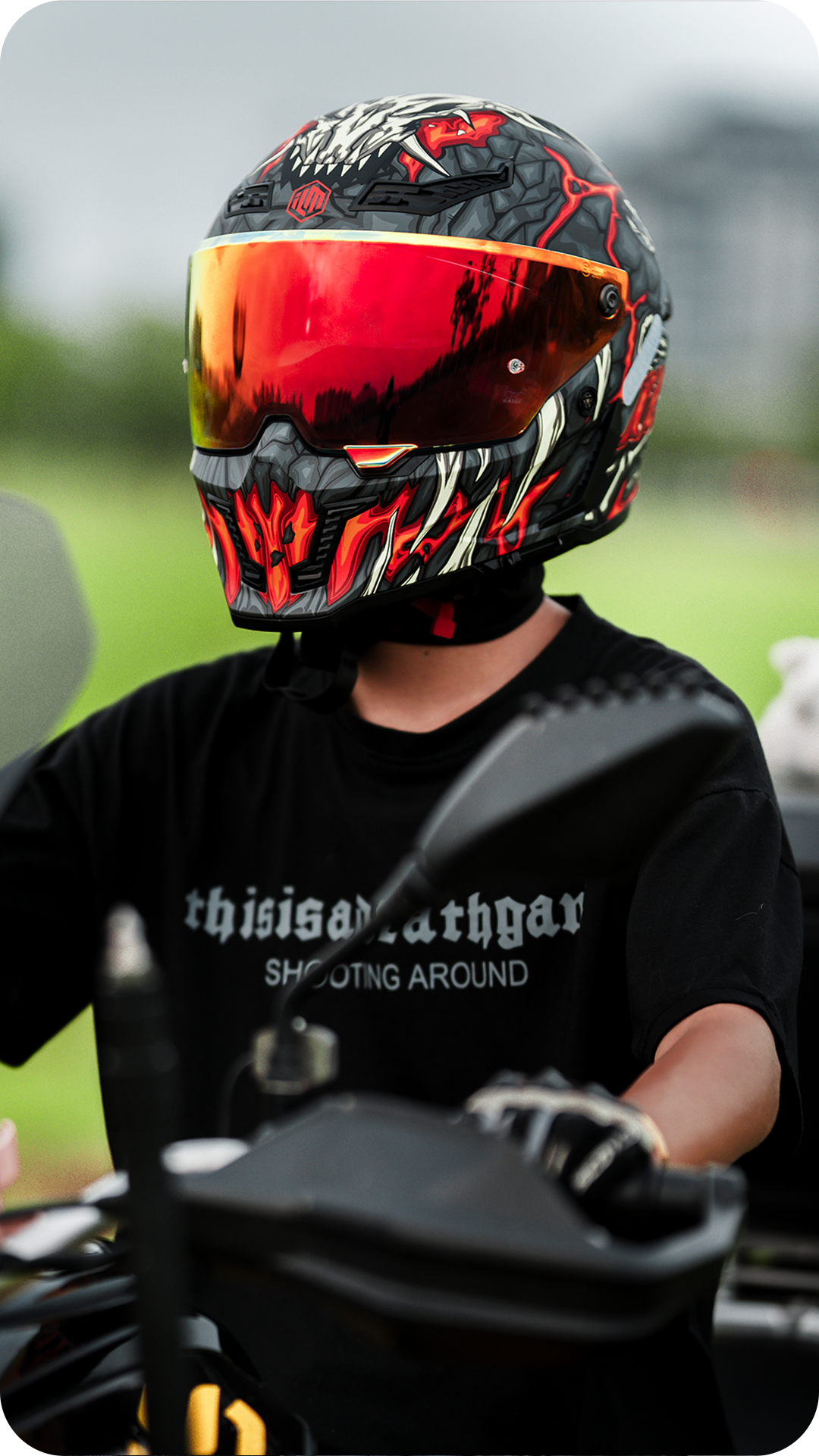 ILM Full Face Motorcycle Helmets Racing Helmet Model MF509