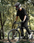 ILM Full Face Mountain Bike Helmet ASTM CPSC Adult with Adjustable Visor for MTB BMX Model HT58