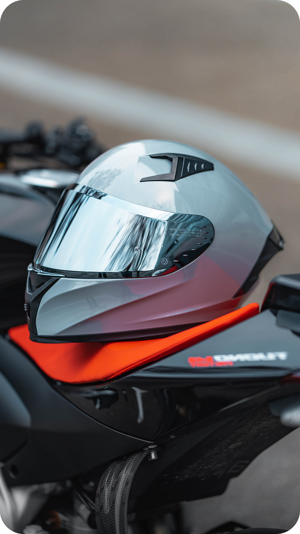 ILM Full Face Motorcycle Helmet Model Z501 Gray