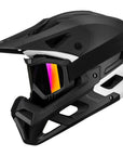 ILM Full Face Mountain Bike Helmet ASTM CPSC Adult with Adjustable Visor for MTB BMX Model HT58